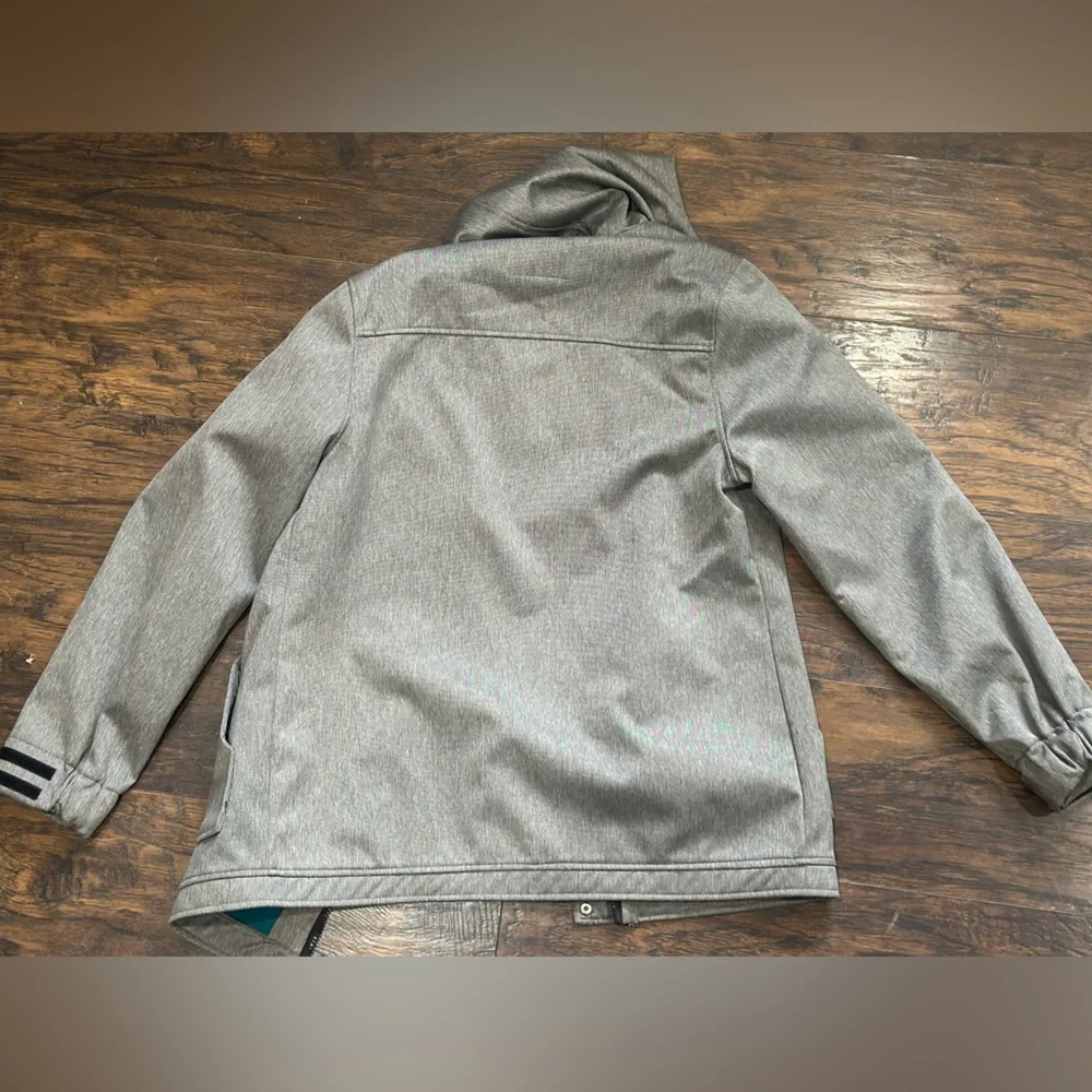 Empyre Gray and Teal Ski Jacket - Picture 5 of 6